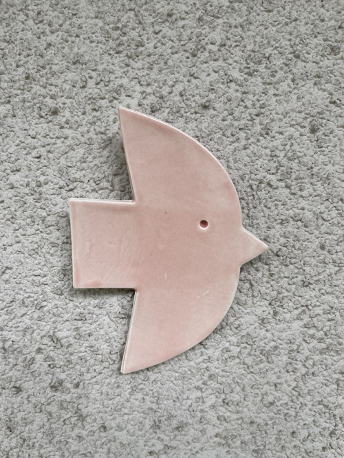 Porcelánová Dekorace/Cedulka/Obrázek k zavěšení