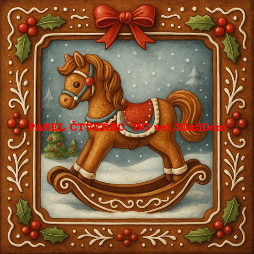 Bavlněný panel 10x10 cm
