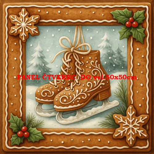 Bavlněný panel 10x10 cm