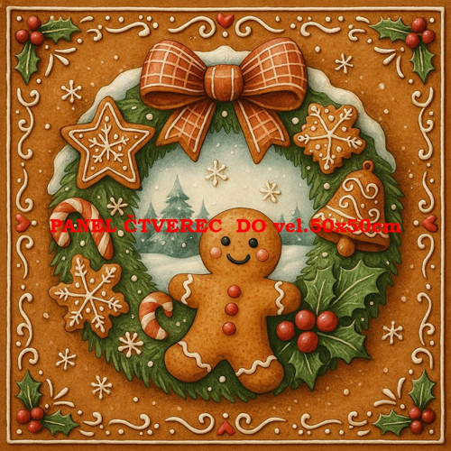 Bavlněný panel 10x10 cm