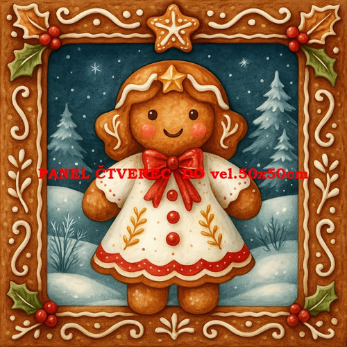 Bavlněný panel 10x10 cm