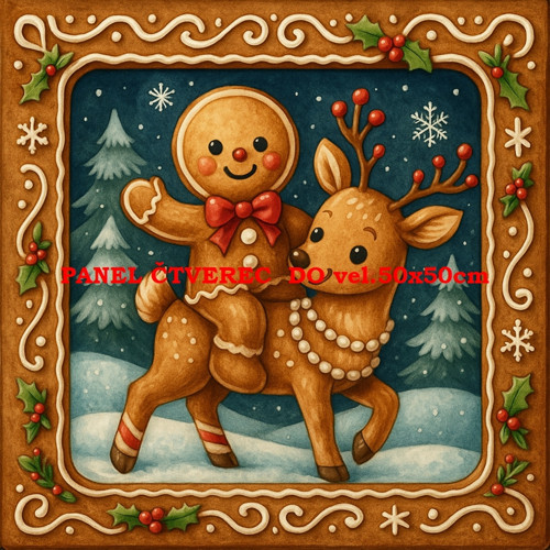 Bavlněný panel 10x10 cm