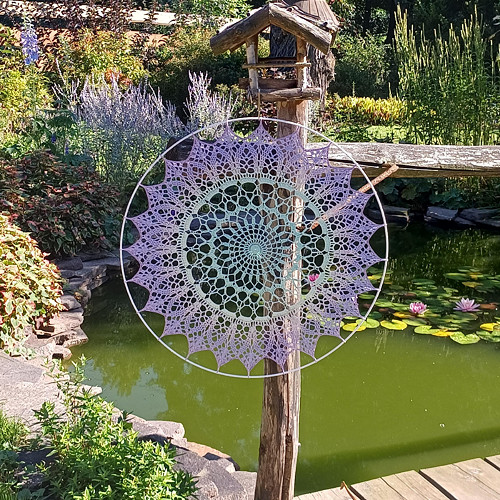 Háčkovaná Mandala
