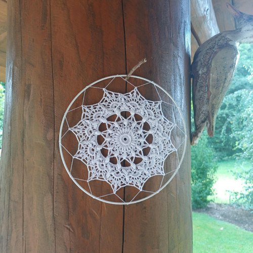 Háčkovaná Mandala