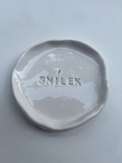 Porcelánový talířek na šperky Snílek