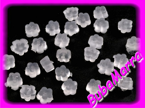 ~ 50ks ~ Silikonové zarážky na náušnice 3x5mm