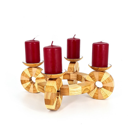 VENITE adventní svícen na válcové svíčky