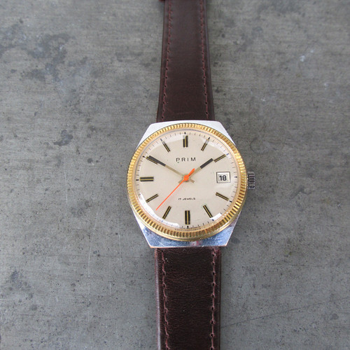 Náramkové hodinky PRIM ala "Rolex" z 1981, datum