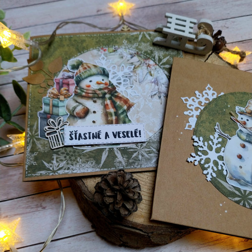 Vánoční přání Snehulák — foto 1