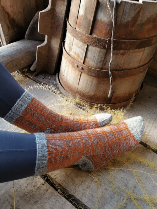 Pletené ponožky Oxford vel. 37-38