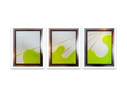 Triptych "Správné načasování", 2023