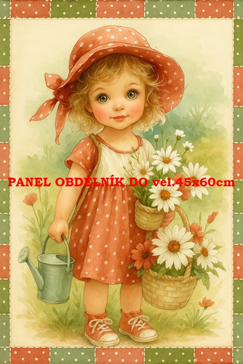Bavlněný panel 7x10 cm