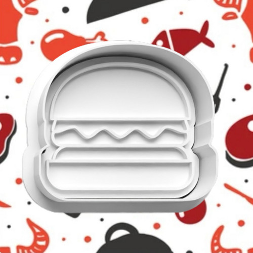 Vykrajovátko na téma Jídlo - hamburger
