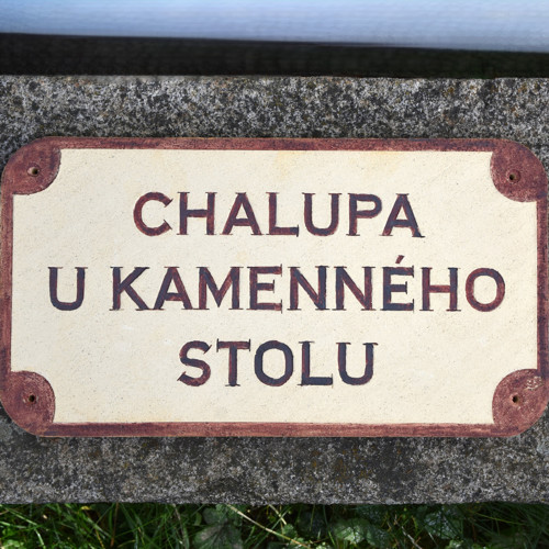Cedule se jménem domu na přání 2x