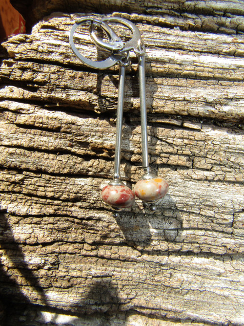 Náušnice kauri mini- dlouhé