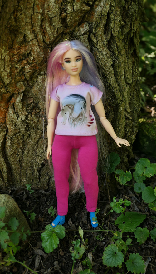 Barbie baculka - legíny — foto 1