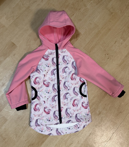 Softshellová bunda /RŮŽOVÍ JEDNOROŽCI