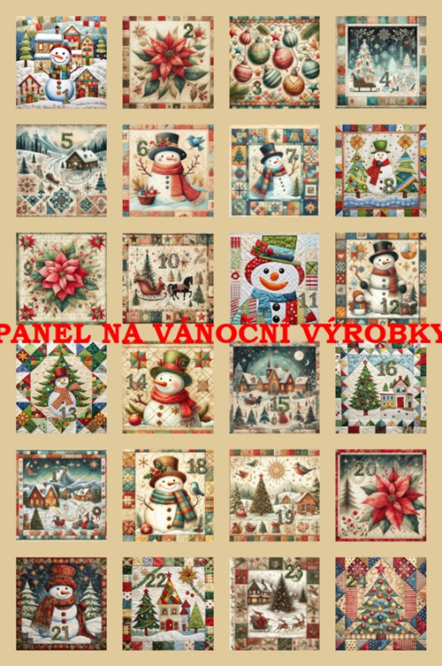 Bavlněný panel 40 x 60 cm — foto 1