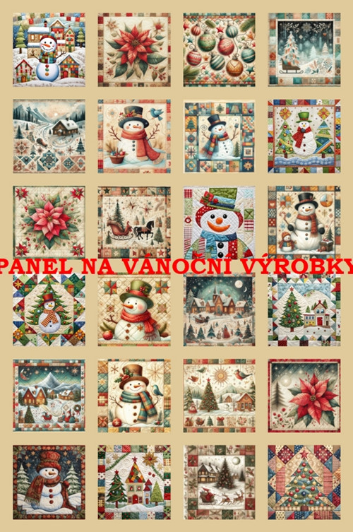 Bavlněný panel 40 x 60 cm
