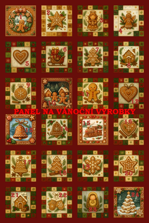 Bavlněný panel 40 x 60 cm — foto 1