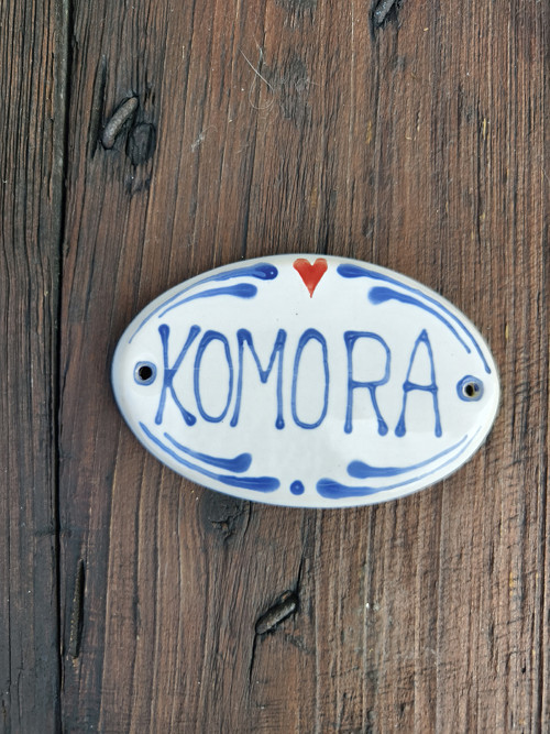 Cedulka Na Dveře Komora