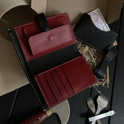 Kožená peněženka (set) — foto 1