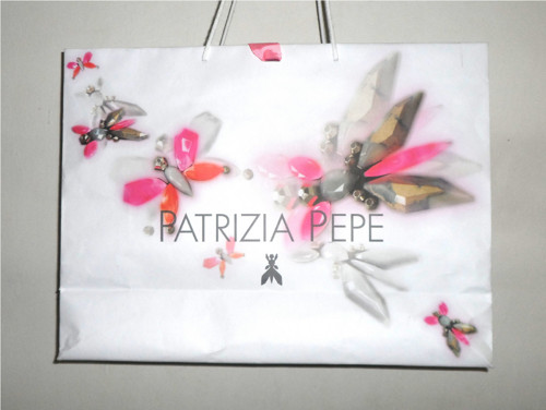 Velká papírová TAŠKA • Patrizia Pepe, Itálie
