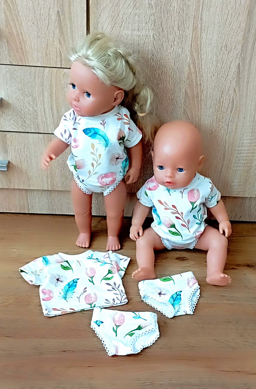 Tričko a kalhotky pro baby born 43 cm