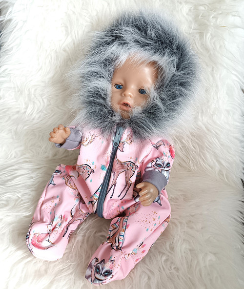 Softshellová kombinéza Baby Born 43cm - Indiana