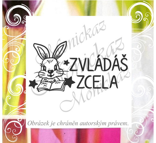 Zvládáš zcela zajíček 2132. Razítko.