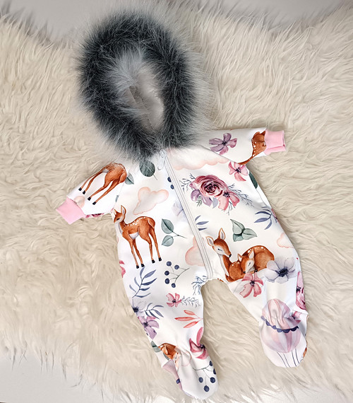 Softshellová kombinéza Baby Born 43cm - Srnky