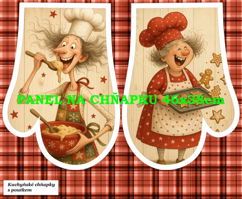 Bavlněný panel na chňapku — foto 1