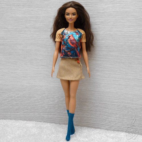 Tričko a minisukně pro Barbie — foto 1