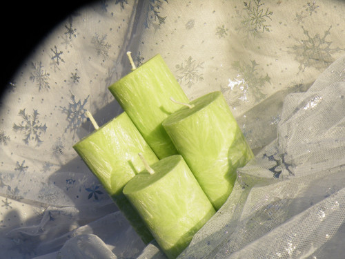 Palmové adventní schody- BEZ VŮNĚ - světle zelená