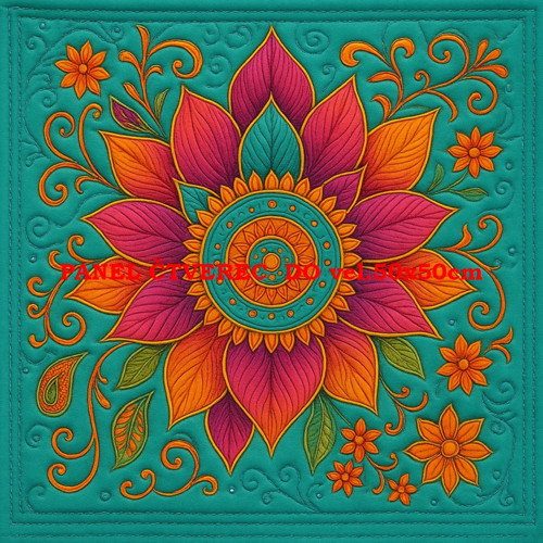 Bavlněný panel - varianty velikostí / 10 x 10cm