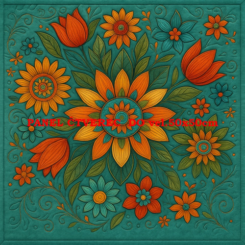 Bavlněný panel - varianty velikostí / 10 x 10cm