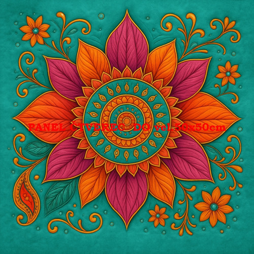 Bavlněný panel - varianty velikostí / 10 x 10cm