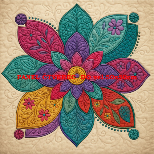 Bavlněný panel - varianty velikostí / 10 x 10cm