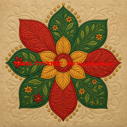 Bavlněný panel - varianty velikostí / 10 x 10cm