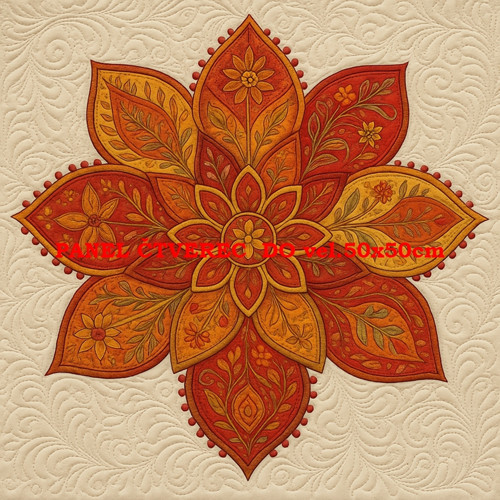 Bavlněný panel - varianty velikostí / 10 x 10cm