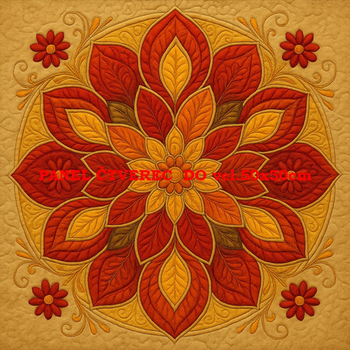 Bavlněný panel - varianty velikostí / 10 x 10cm