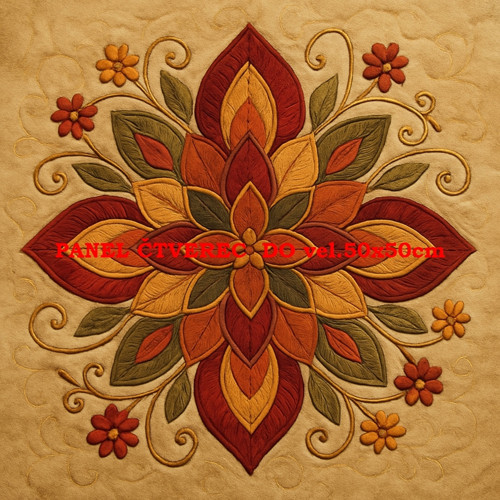 Bavlněný panel - varianty velikostí / 10 x 10cm