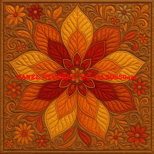 Bavlněný panel - varianty velikostí / 10 x 10cm