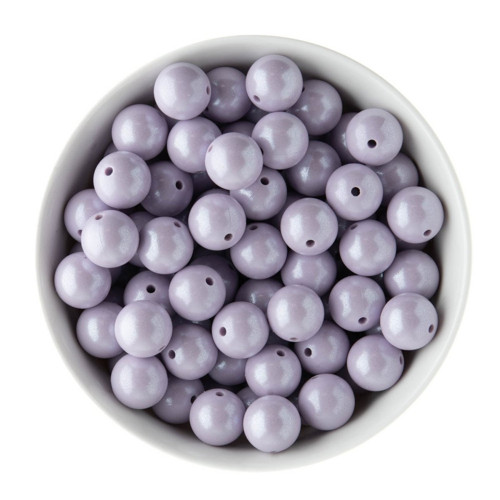 Silikonové korále - Opal Lilac - 15mm