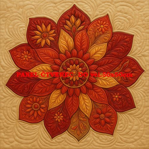 Bavlněný panel - varianty velikostí / 10 x 10cm