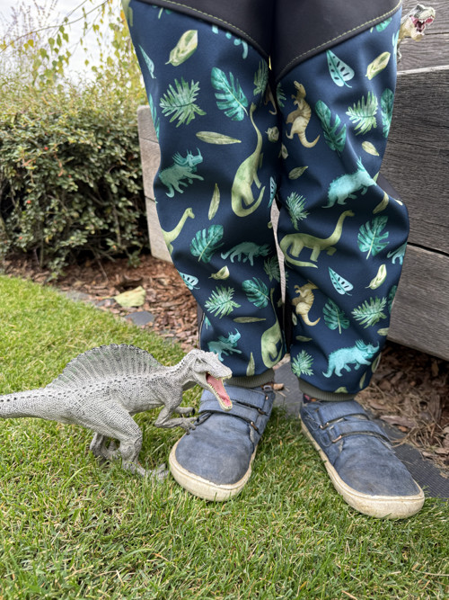 Softshellové kalhoty DINOSAUŘI 86/92