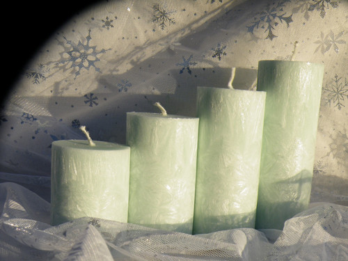 Palmové adventní schody- BEZ VŮNĚ - neon B