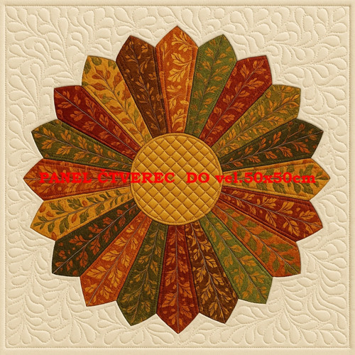 Bavlněný panel - varianty velikostí / 10 x 10cm