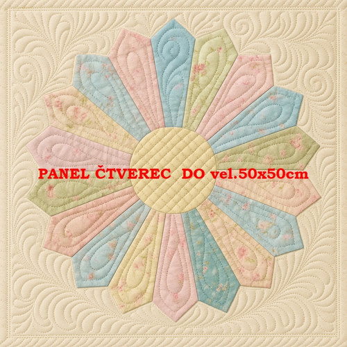 Bavlněný panel - varianty velikostí / 10 x 10cm