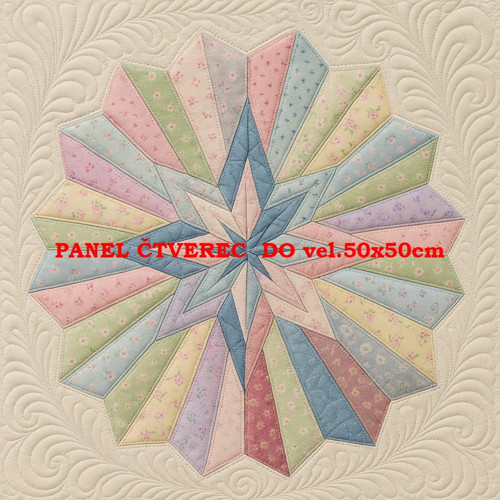 Bavlněný panel - varianty velikostí / 10 x 10cm